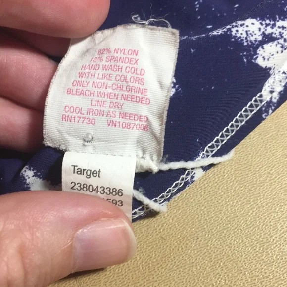 Sold Reversible American Flag Bikini Top Red White Blue Size M - Picture 6 of 7